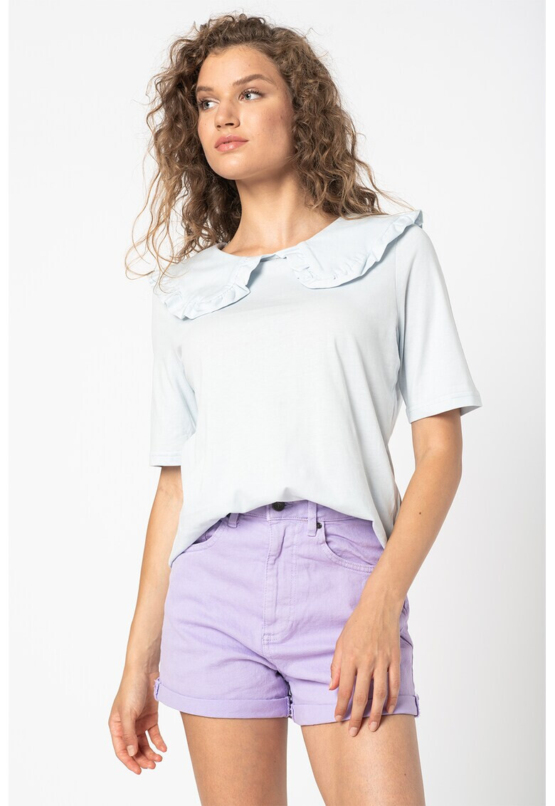 Sisters Point Тениска Veja с яка Peter Pan - Pepit.bg