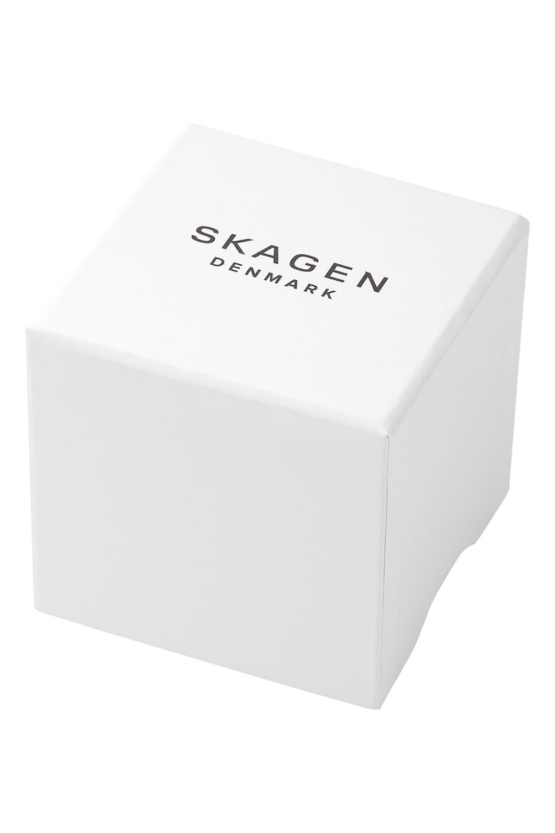 Skagen Часовник с кожена каишка - Pepit.bg