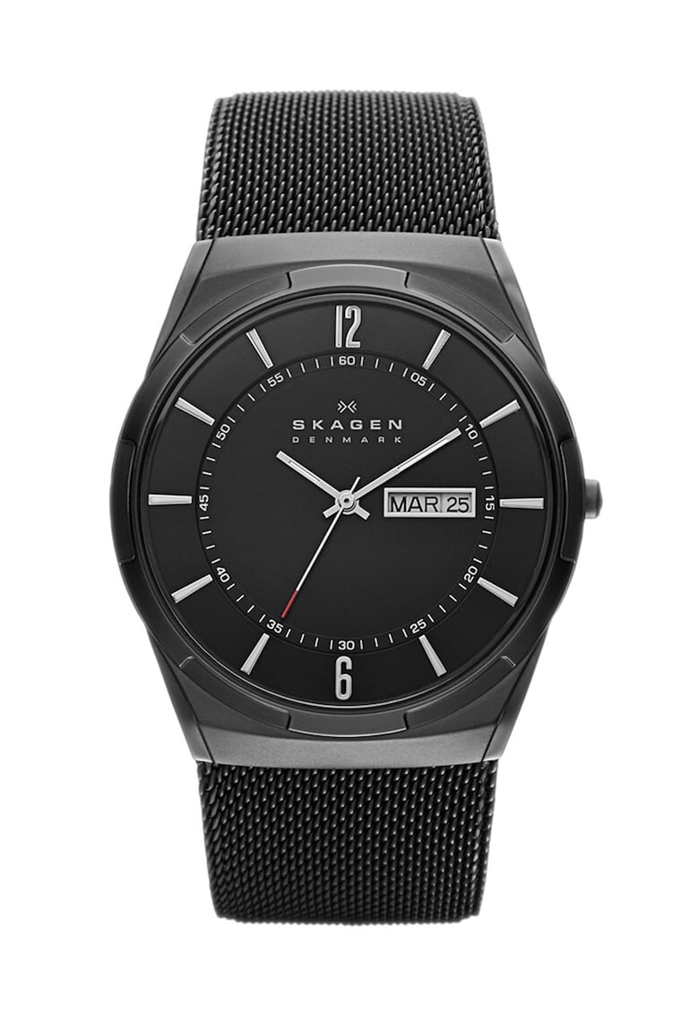 Skagen Черен часовник Melbye - Pepit.bg