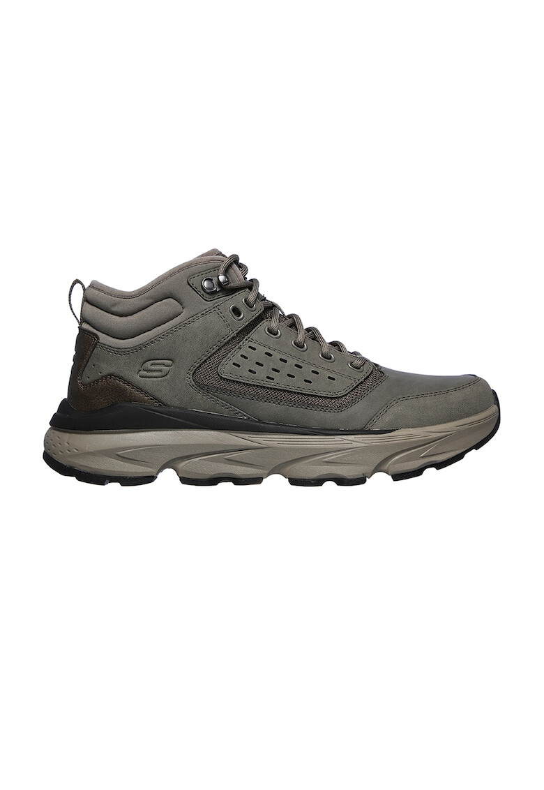 Skechers Боти Delmont с кожа - Pepit.bg