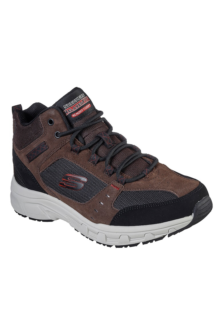 Skechers Боти Oak Canyo Ironhide от велур и текстил - Pepit.bg