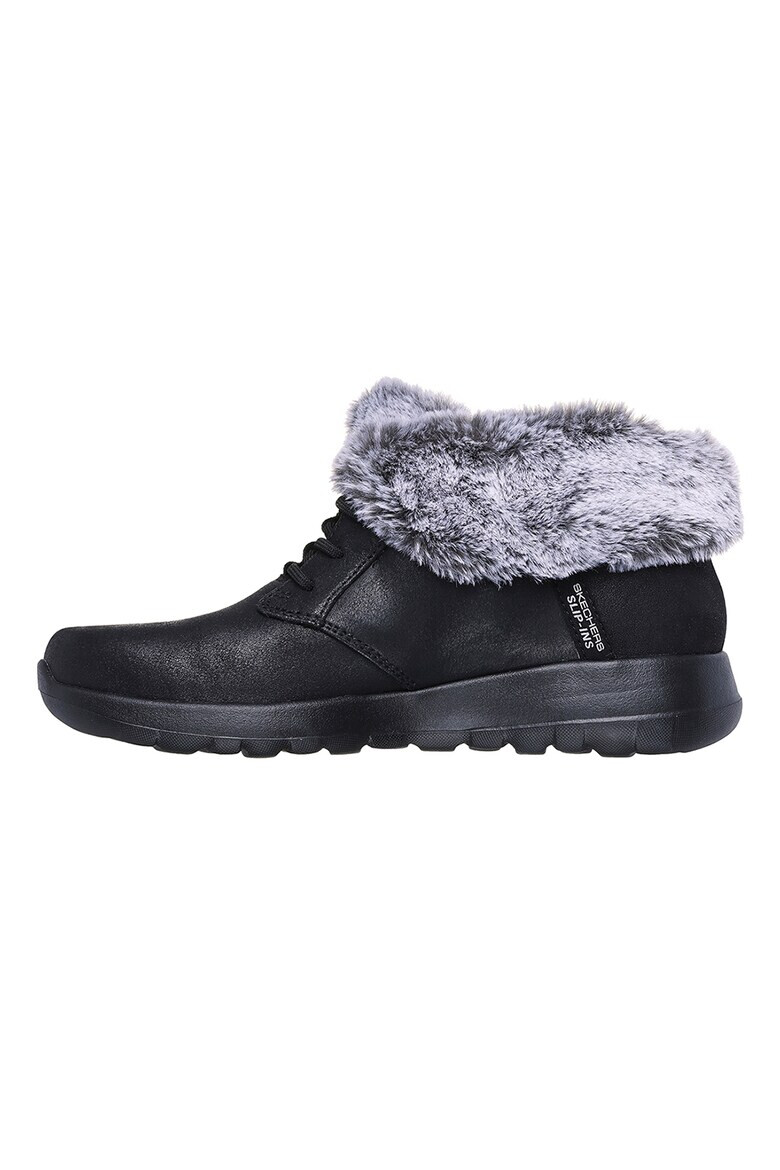 Skechers Боти On The Go - Черен/Сив - Pepit.bg