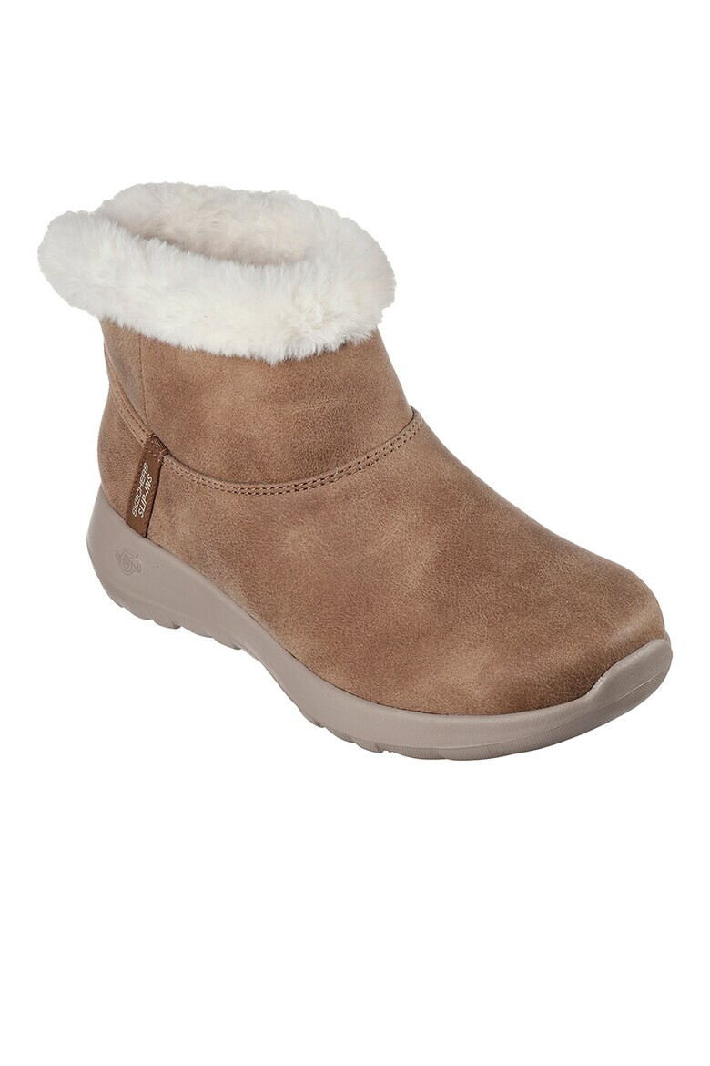 Skechers Боти On The Go - Карамел/Крем - Pepit.bg