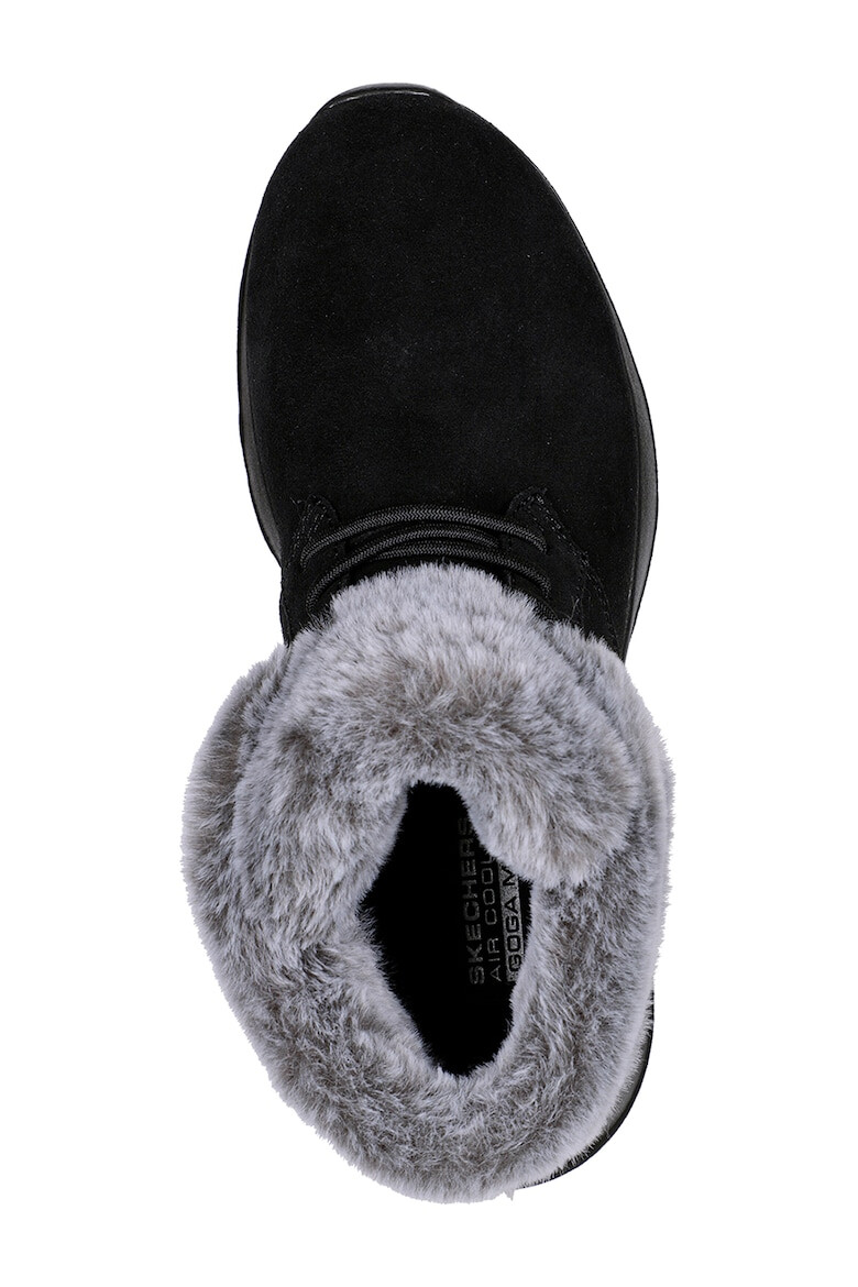Skechers Боти On The Go Joy от велур - Черен - Pepit.bg
