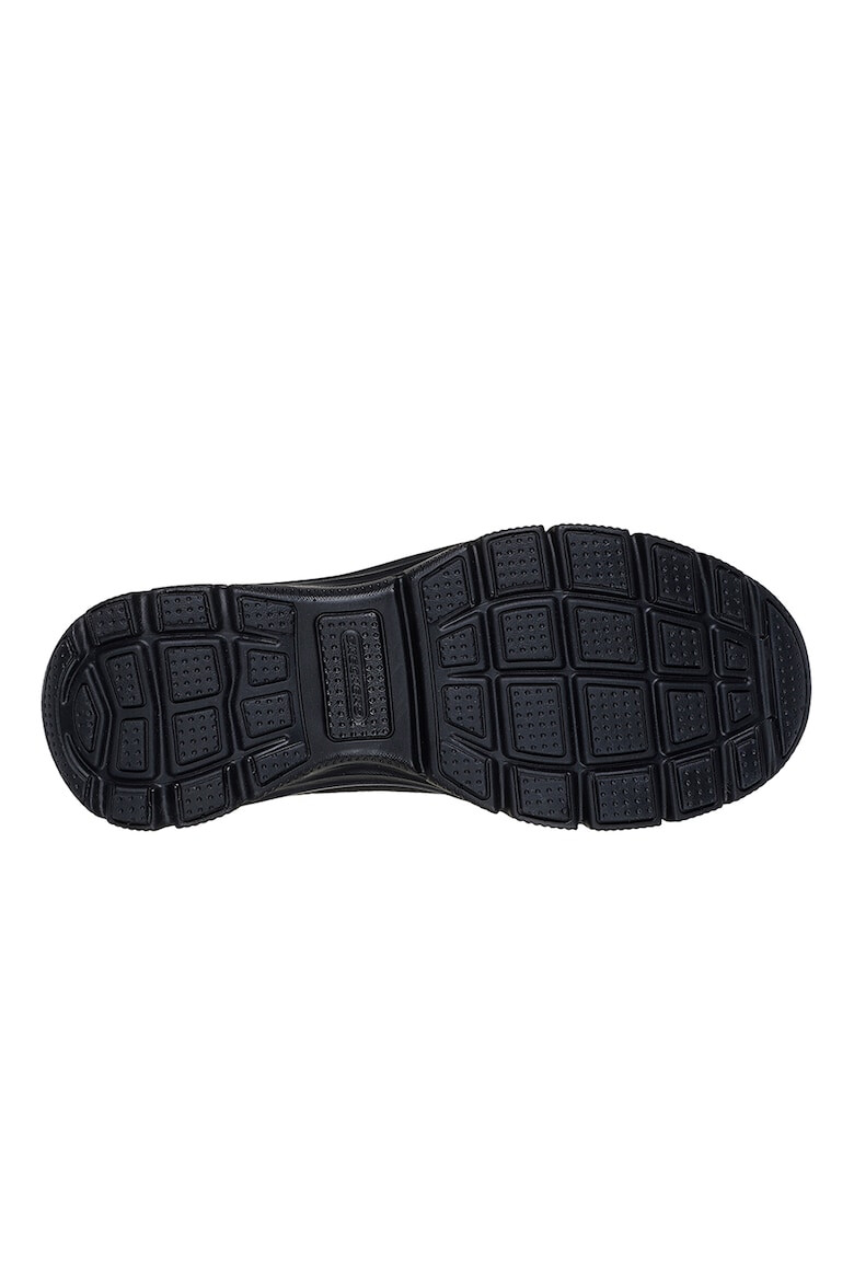 Skechers Боти от еко кожа - Черен - Pepit.bg