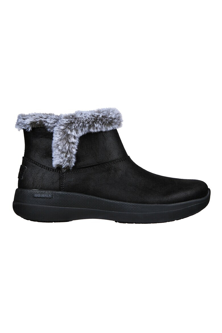 Skechers Боти с еко пух Go Walk Stability - Pepit.bg