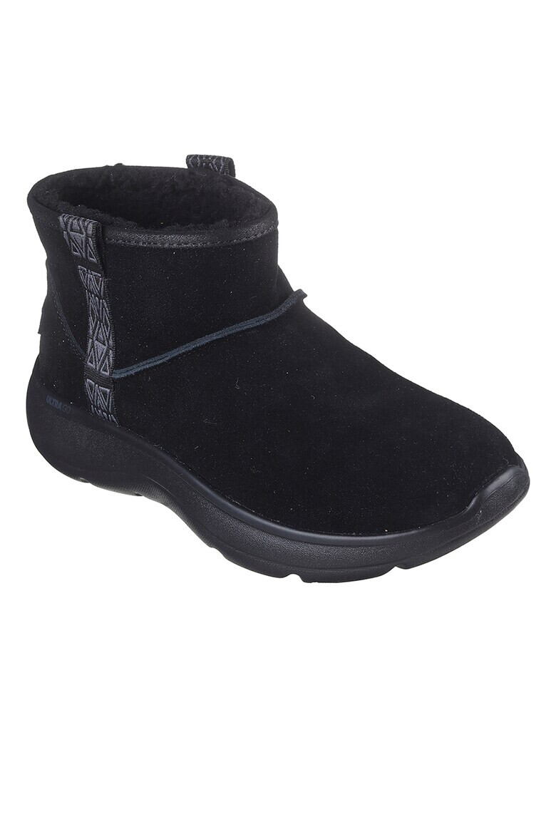Skechers Боти с лесно обуване - Черен - Pepit.bg