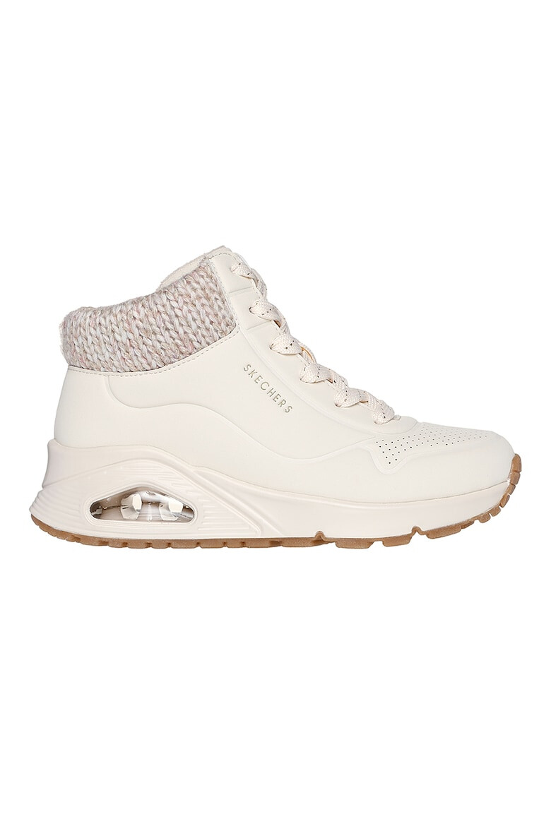 Skechers Боти с текстил - Бял - Pepit.bg