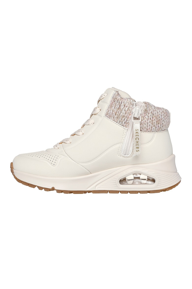 Skechers Боти с текстил - Бял - Pepit.bg