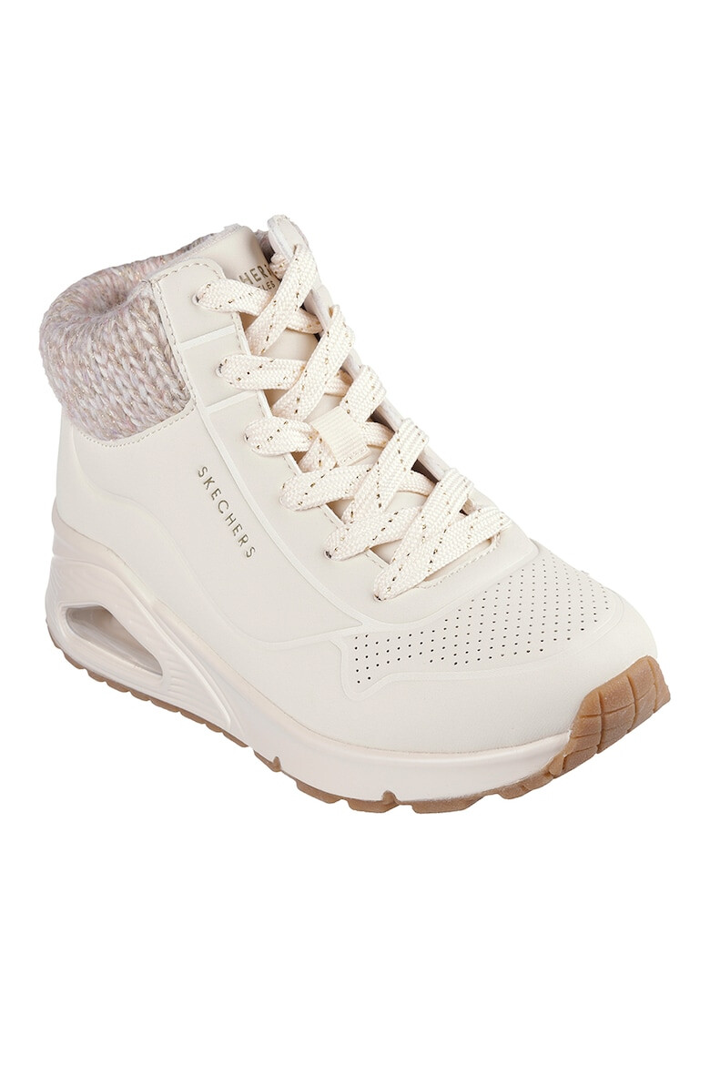 Skechers Боти с текстил - Бял - Pepit.bg