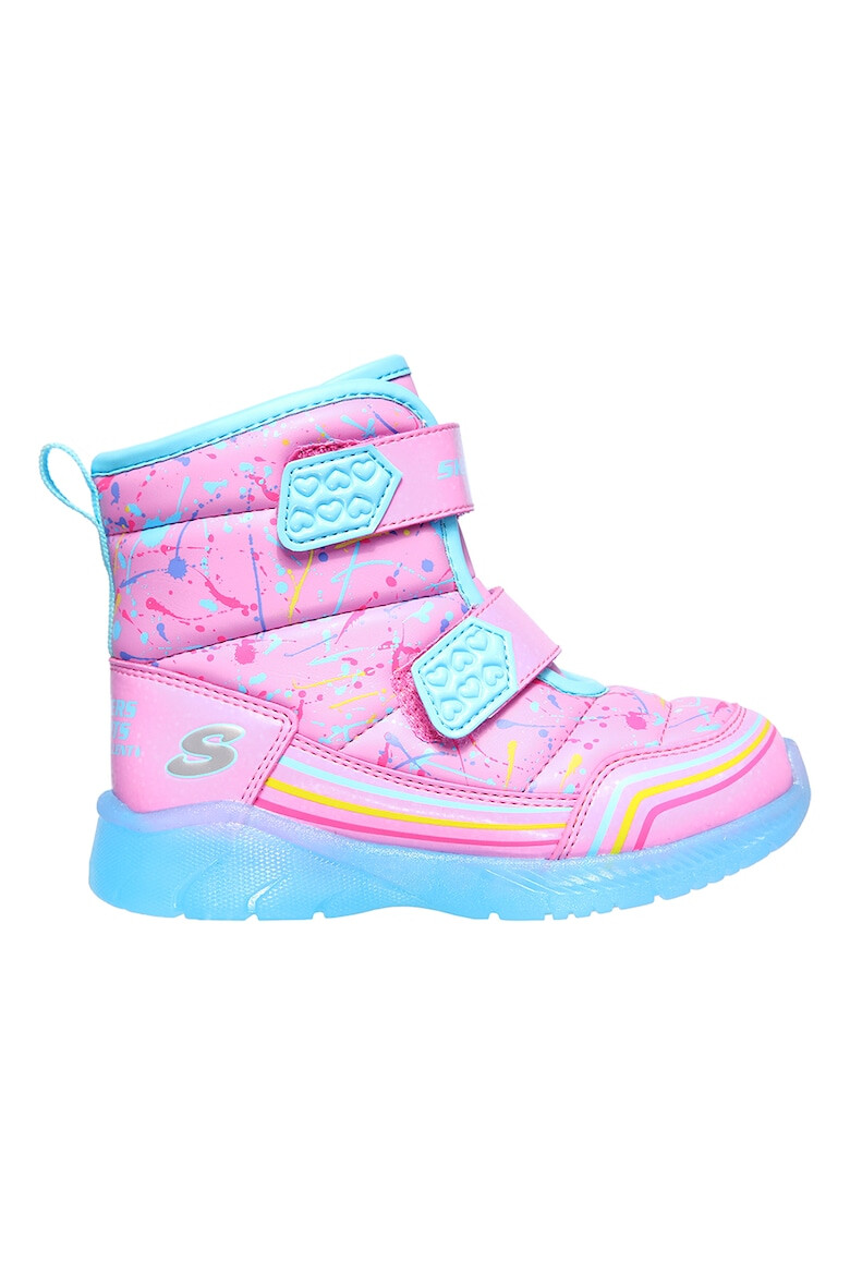 Skechers Ботуши Illumi-Brights Power с принт - Pepit.bg