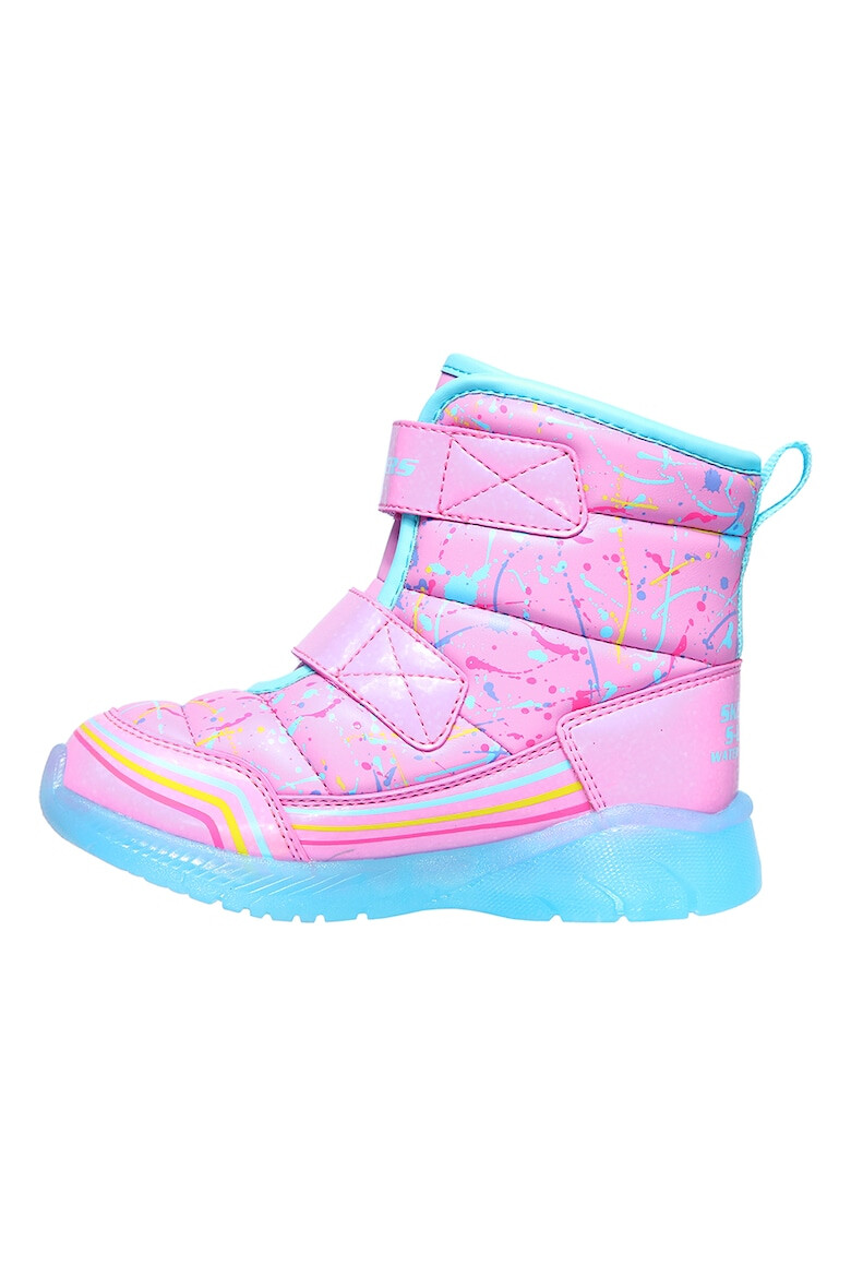 Skechers Ботуши Illumi-Brights Power с принт - Pepit.bg