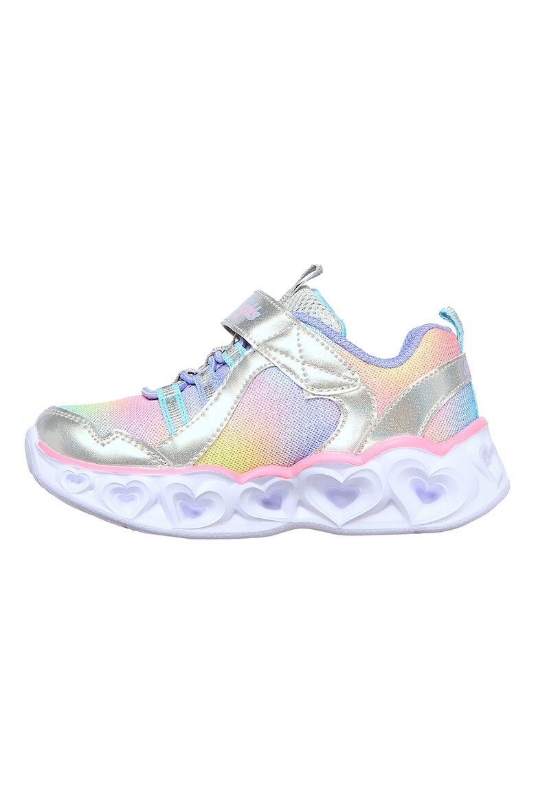 Skechers Детски обувки Светлинна система Heart Lights Rainbow Lux - 26 EU - Розов - Pepit.bg