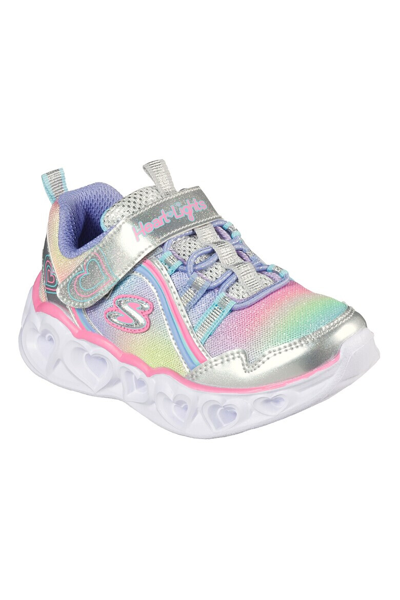 Skechers Детски обувки Светлинна система Heart Lights Rainbow Lux - 26 EU - Розов - Pepit.bg