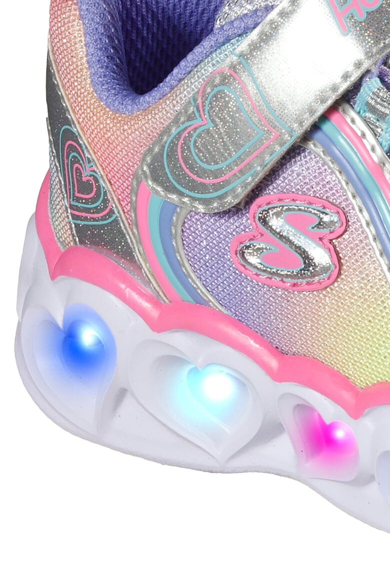 Skechers Детски обувки Светлинна система Heart Lights Rainbow Lux - 26 EU - Розов - Pepit.bg