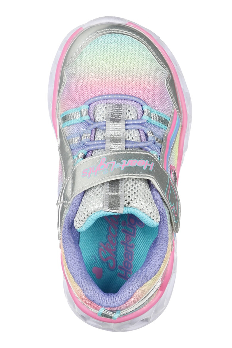 Skechers Детски обувки Светлинна система Heart Lights Rainbow Lux - 26 EU - Розов - Pepit.bg