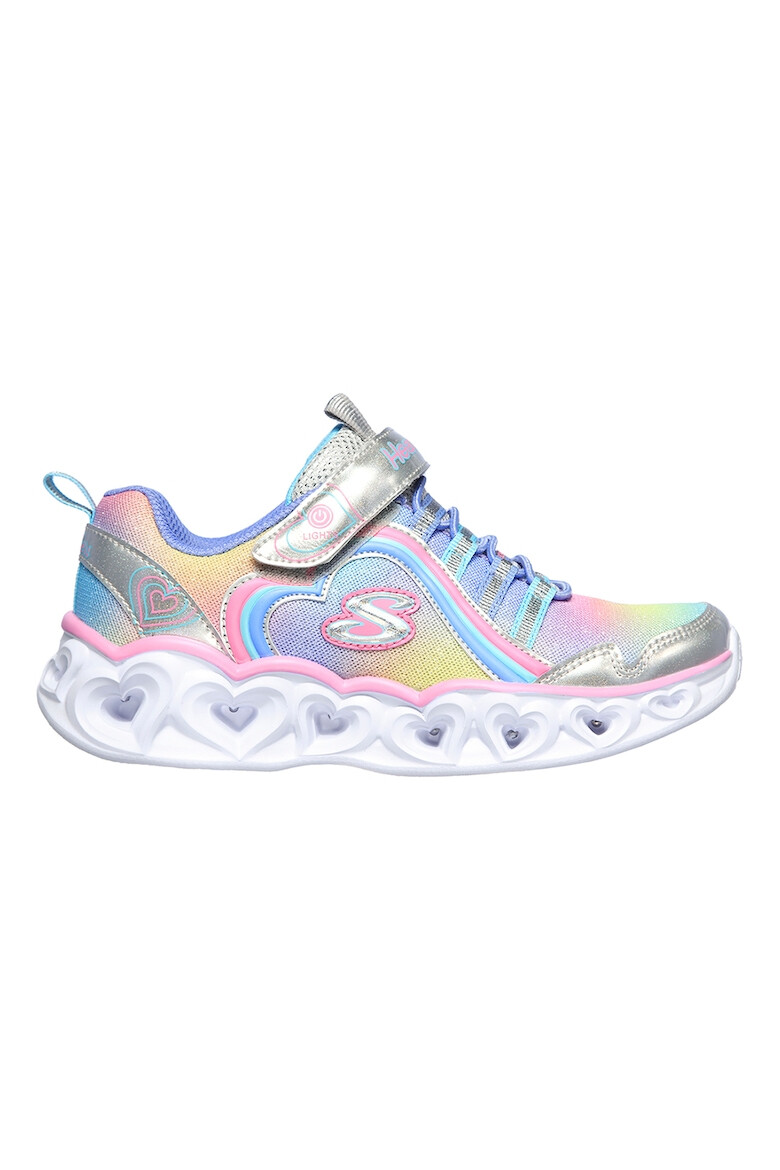 Skechers Детски обувки Светлинна система Heart Lights Rainbow Lux - 26 EU - Розов - Pepit.bg