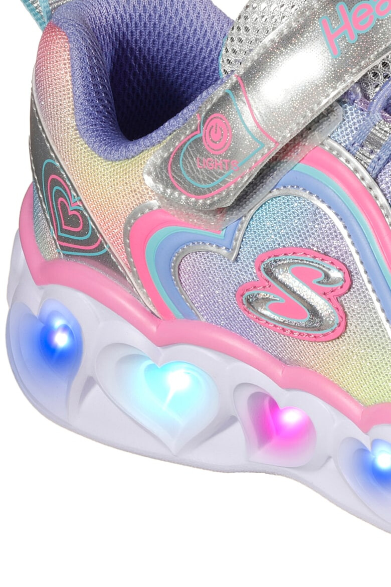 Skechers Детски обувки Светлинна система Heart Lights Rainbow Lux - 26 EU - Розов - Pepit.bg