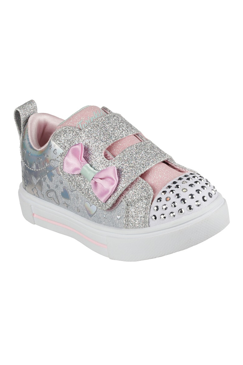 Skechers Кецове Twinkle Sparks с велкро - Pepit.bg