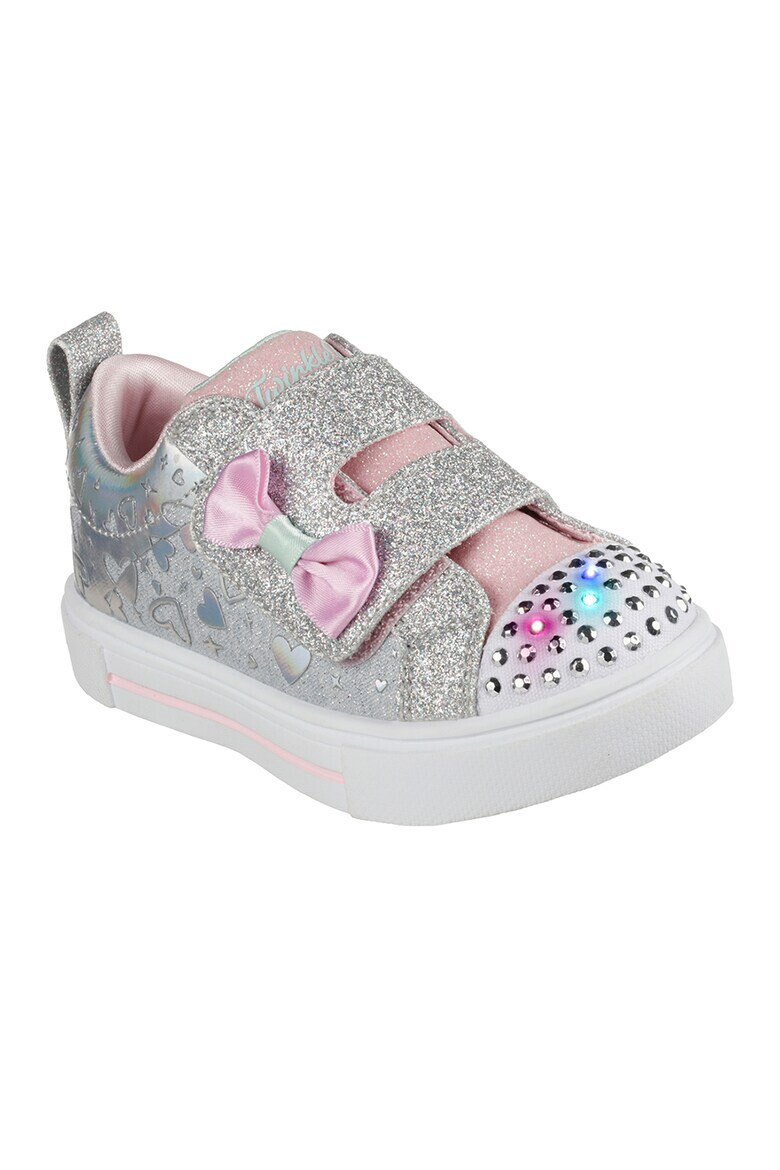 Skechers Кецове Twinkle Sparks с велкро - Pepit.bg