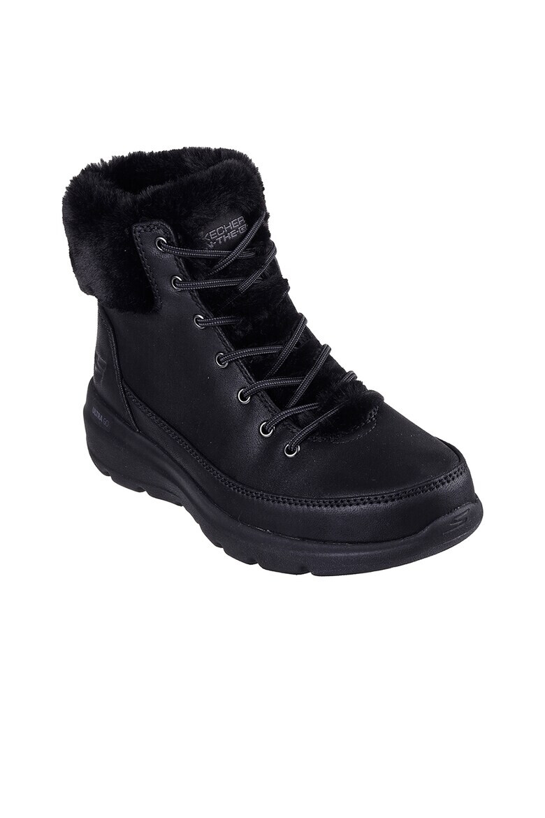 Skechers Кожени боти On-The-Go - Черен - Pepit.bg