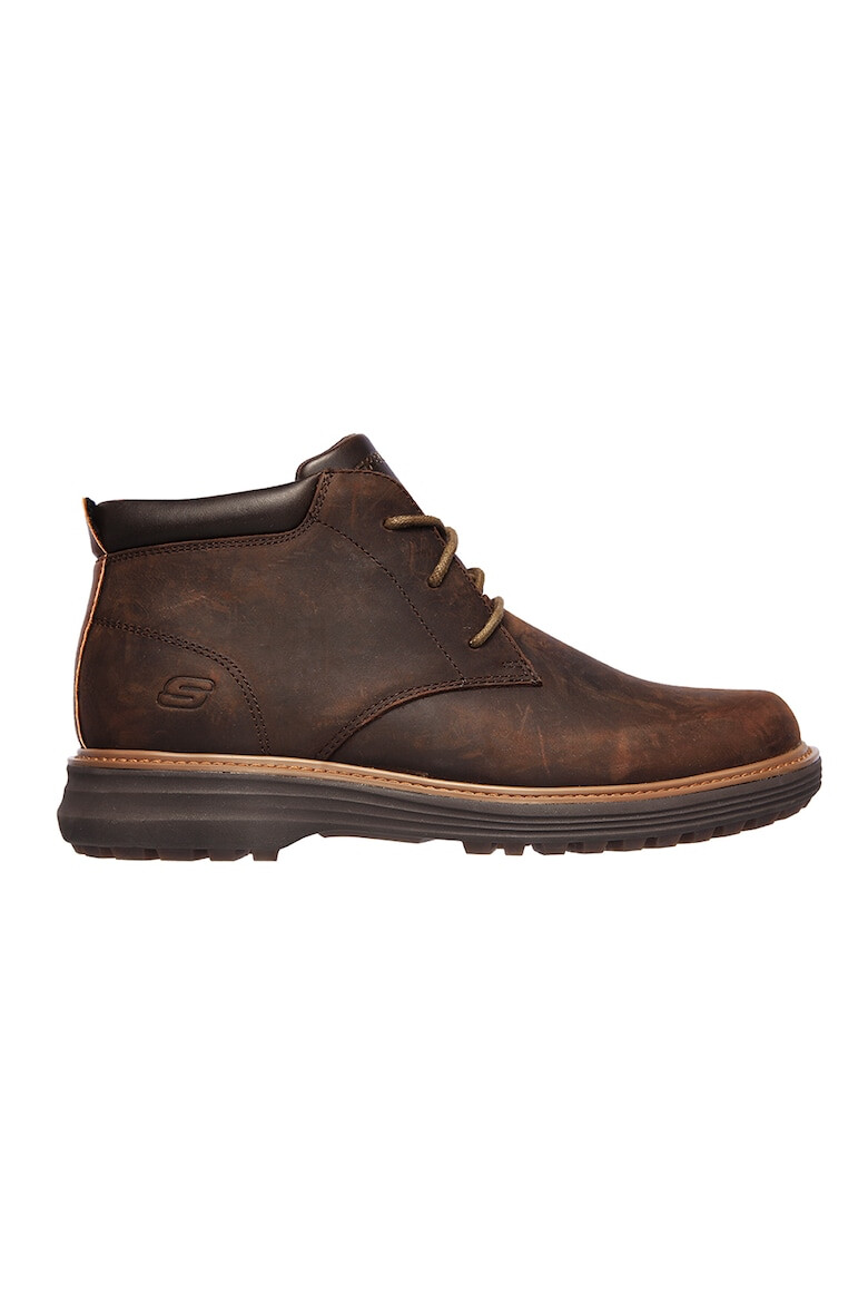 Skechers Кожени боти Wenson - Pepit.bg