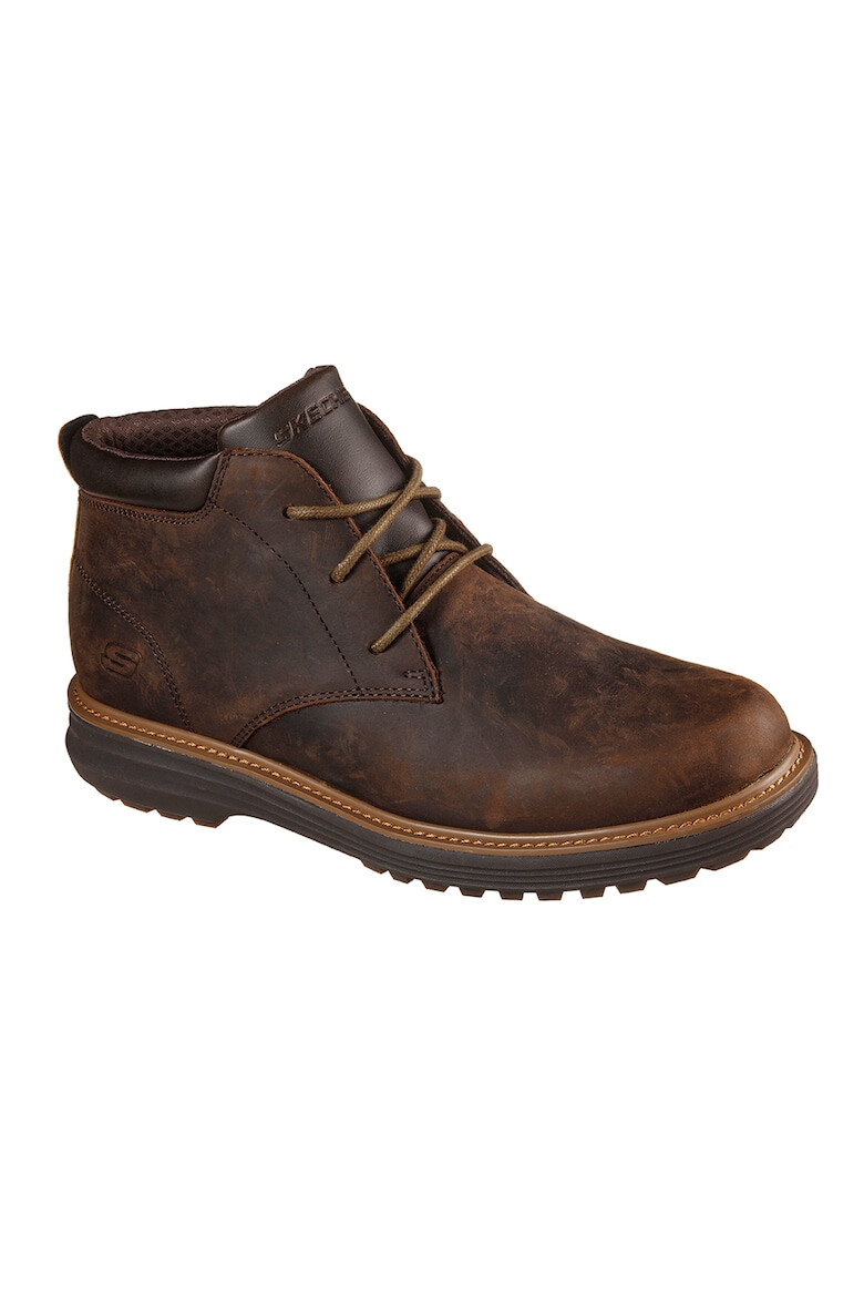 Skechers Кожени боти Wenson - Pepit.bg