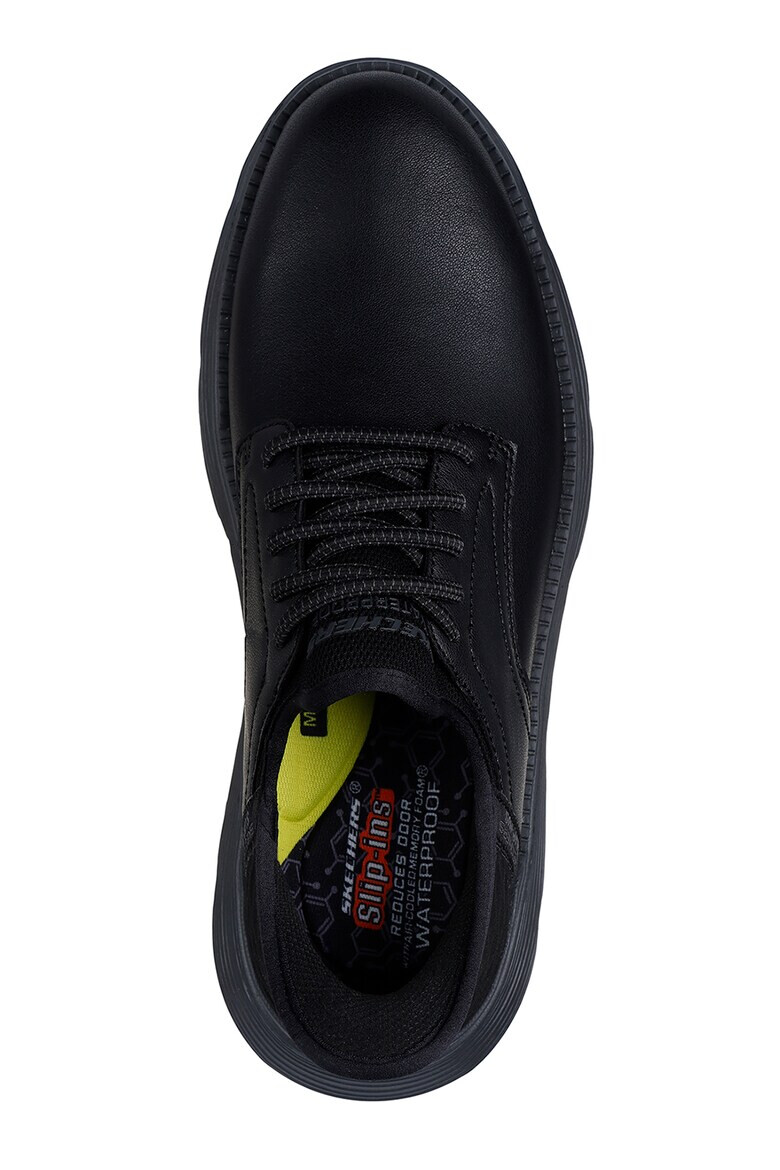 Skechers Кожени обувки - Черен - Pepit.bg