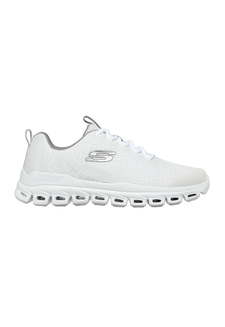 Skechers Мрежести спортни обувки Glide-Step-Fasten за бягане - Pepit.bg