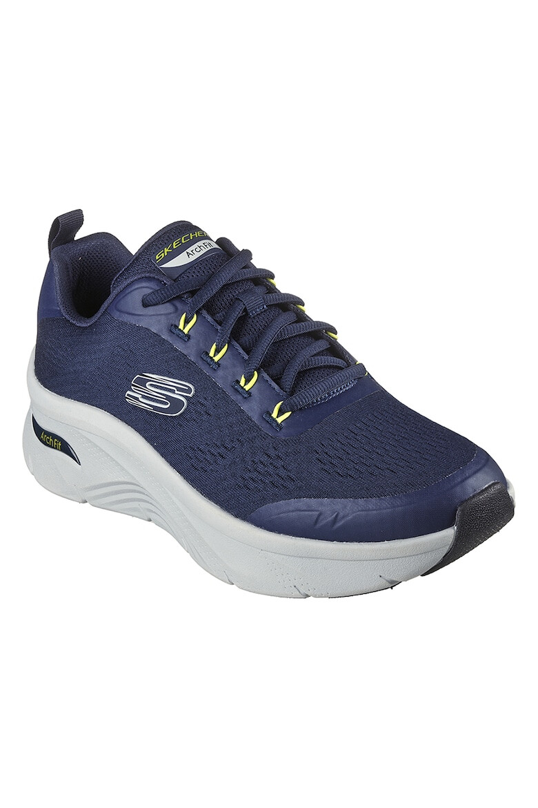 Skechers Мрежести спортни обувки D'Lux с лого - Pepit.bg