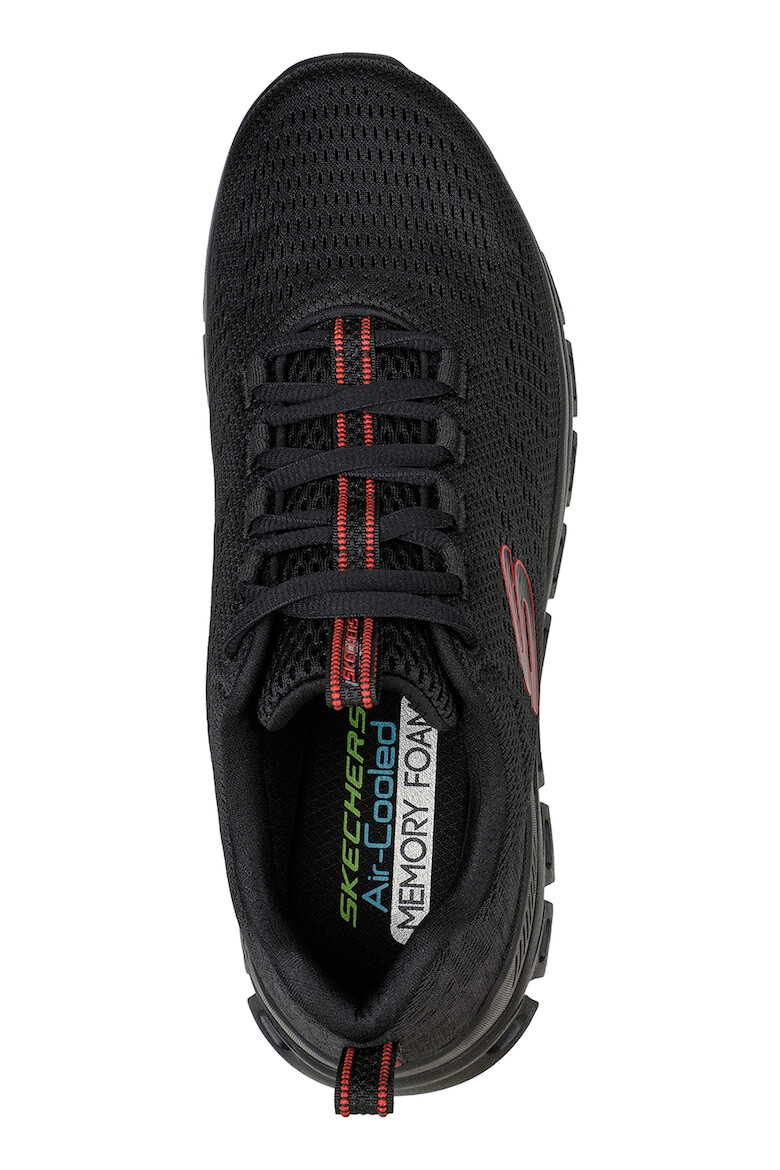 Skechers Мрежести спортни обувки Glide-Step-Fasten за бягане - Pepit.bg