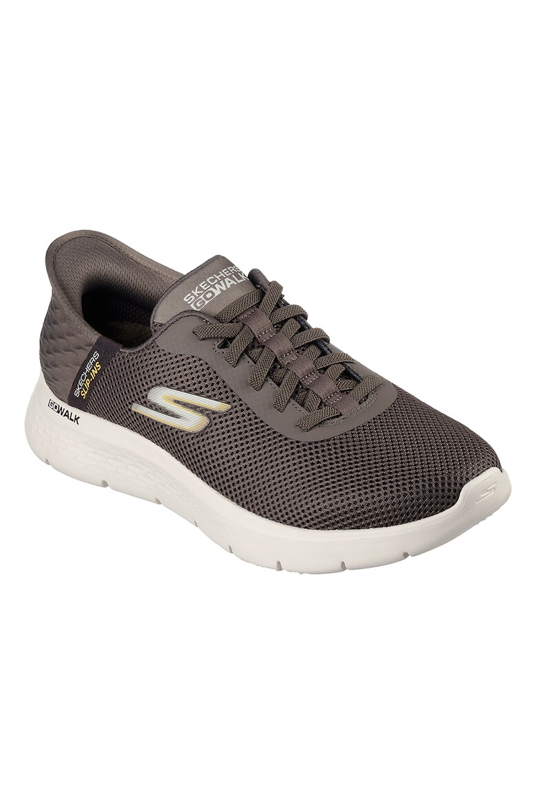 Skechers Мрежести спортни обувки Go Walt Fles с лого - с лесно обуване - Pepit.bg