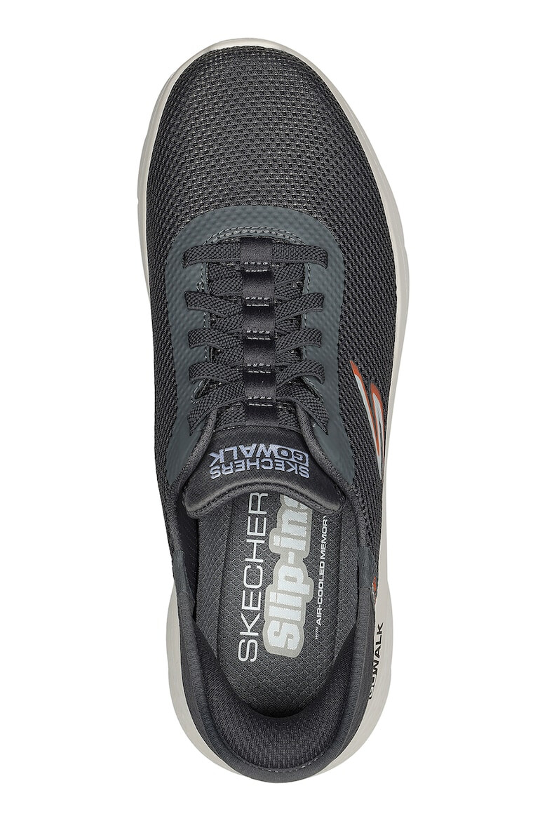 Skechers Мрежести спортни обувки Go Walt Fles с лого - с лесно обуване - Pepit.bg