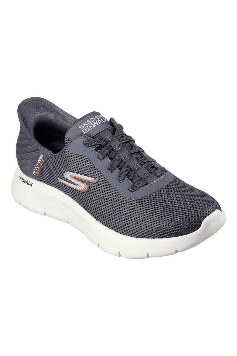 Skechers Мрежести спортни обувки Go Walt Fles с лого - с лесно обуване - Pepit.bg