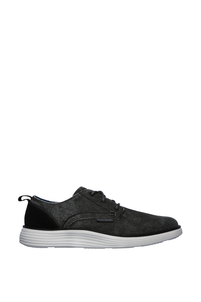 Skechers Обувки Pexton стил Derby - Антрацитно сиво - Pepit.bg