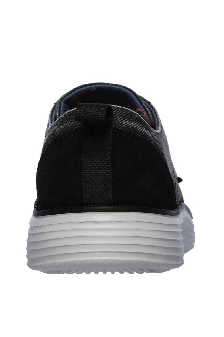 Skechers Обувки Pexton стил Derby - Антрацитно сиво - Pepit.bg