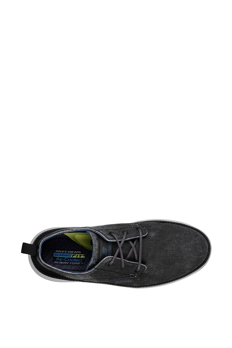 Skechers Обувки Pexton стил Derby - Антрацитно сиво - Pepit.bg