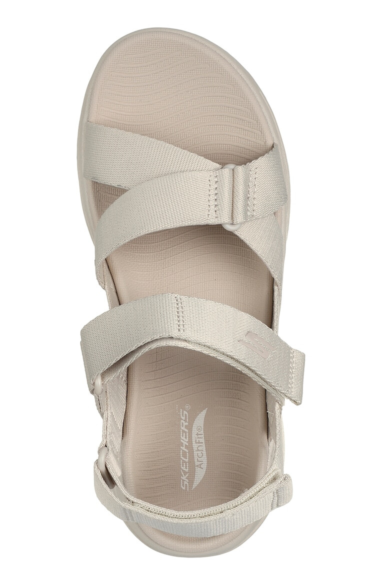 Skechers Сандали Arch Fit с велкро - Слонова кост - Pepit.bg