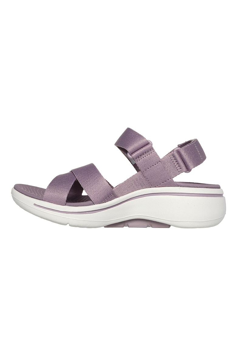 Skechers Сандали Arch Fit с велкро - Бледовиолетов - Pepit.bg