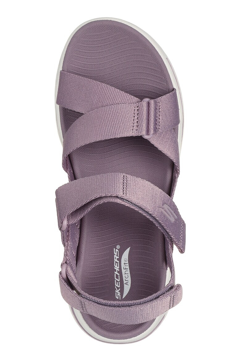 Skechers Сандали Arch Fit с велкро - Бледовиолетов - Pepit.bg