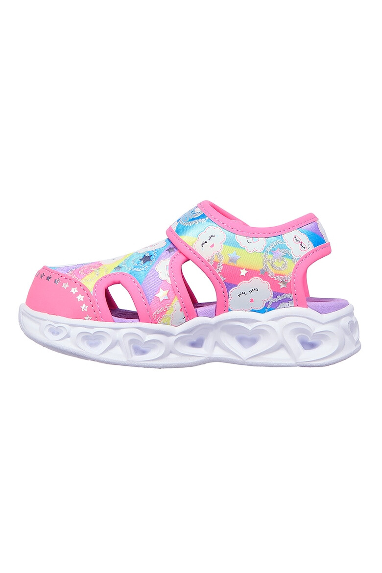 Skechers Сандали Hearts Lights с велкро - Pepit.bg