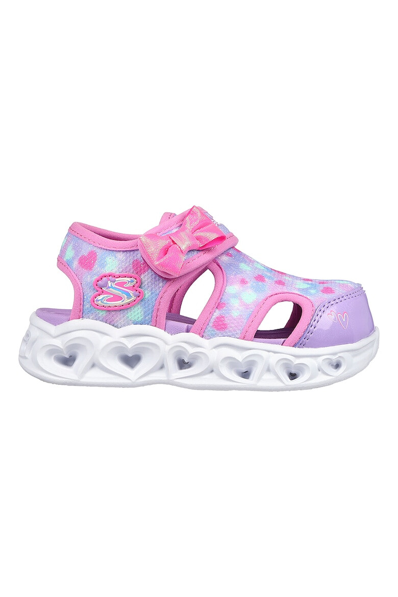 Skechers Сандали Hearts Lights с велкро и отвори встрани - Pepit.bg