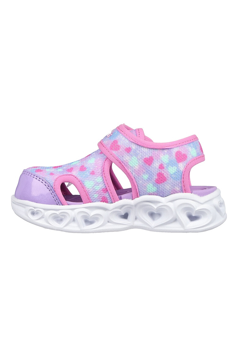 Skechers Сандали Hearts Lights с велкро и отвори встрани - Pepit.bg