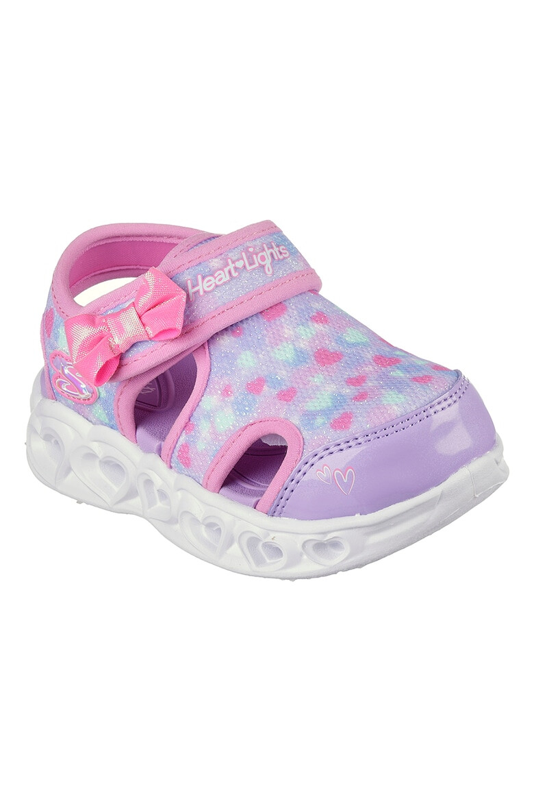 Skechers Сандали Hearts Lights с велкро и отвори встрани - Pepit.bg