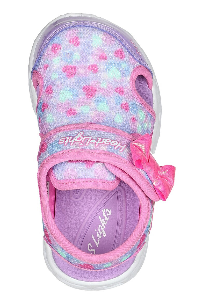 Skechers Сандали Hearts Lights с велкро и отвори встрани - Pepit.bg