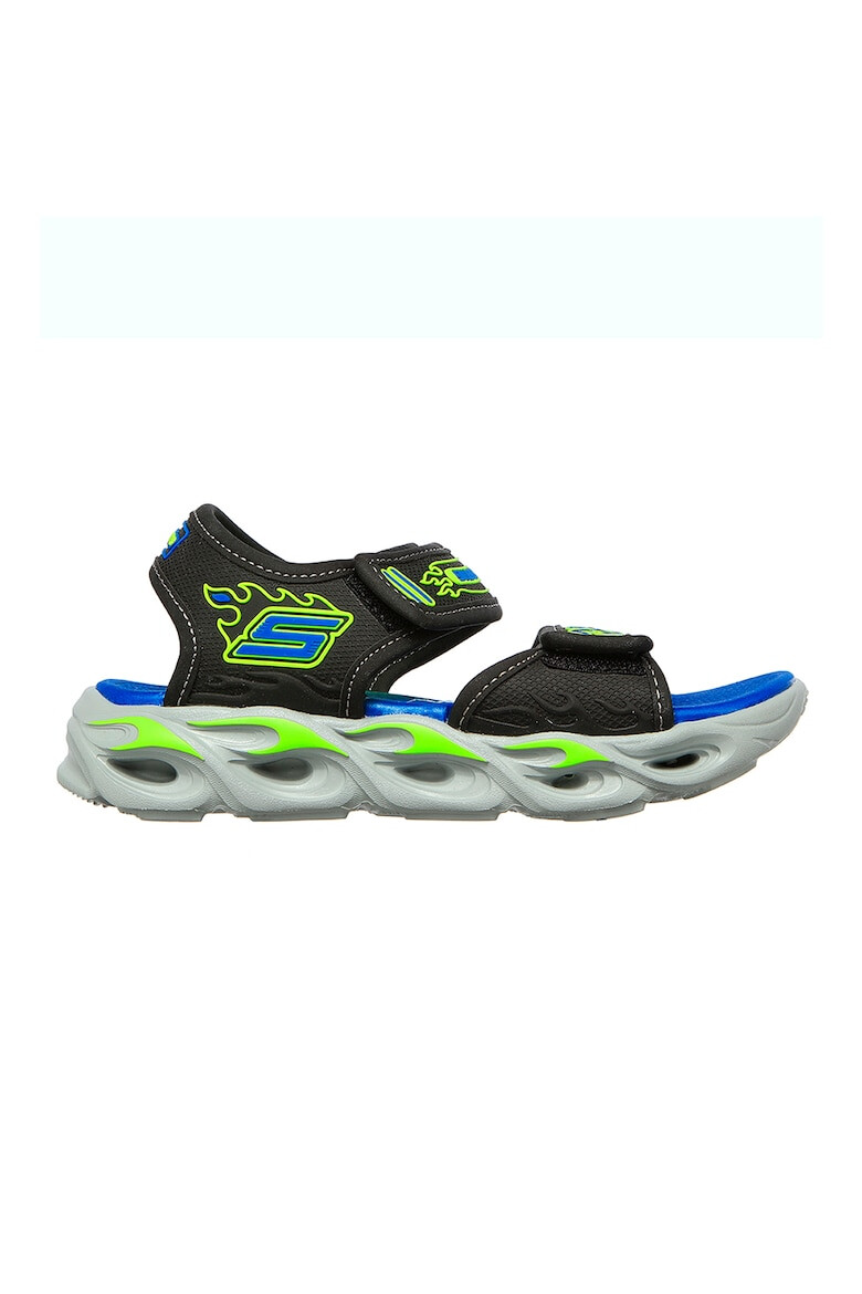 Skechers Сандали с велкро и LED светлини - Pepit.bg