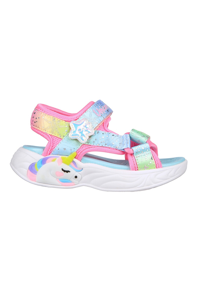 Skechers Сандали Unicorn Dream с велкро и цветен блок - Pepit.bg