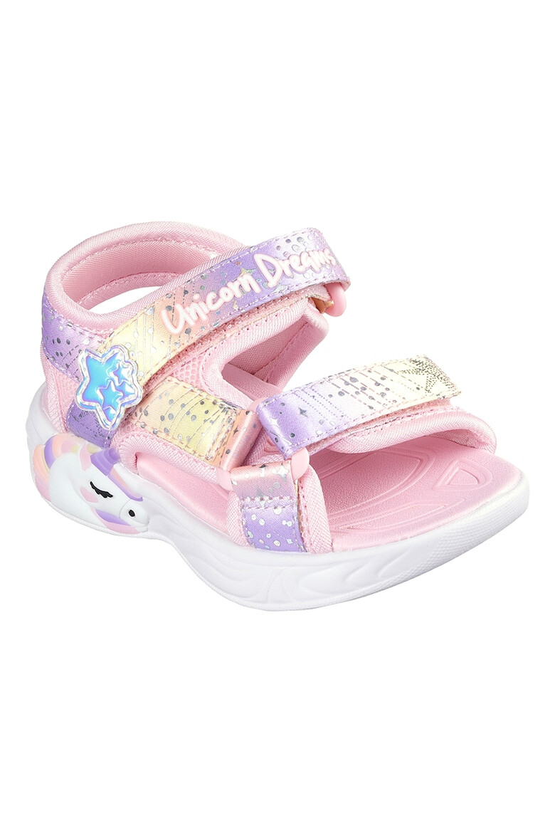 Skechers Сандали Unicorn Dream с велкро и цветен блок - Pepit.bg