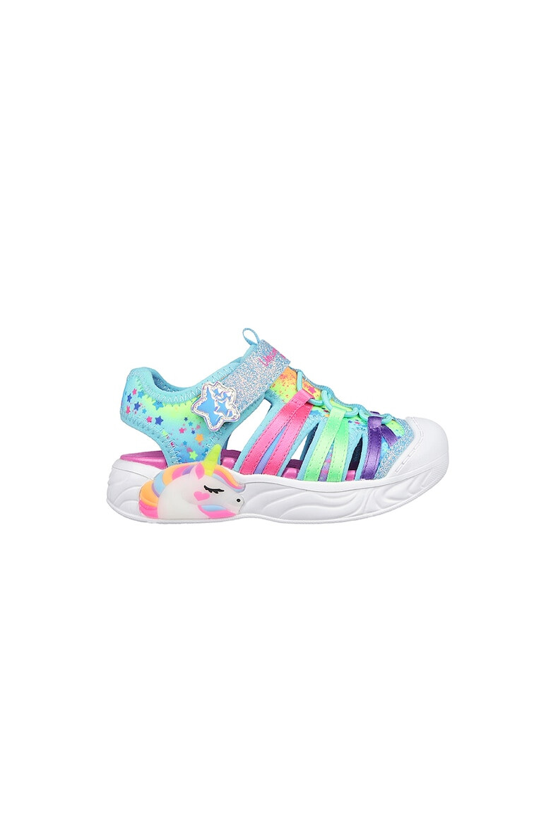 Skechers Сандали Unicorn Dreams с цветен блок - Pepit.bg