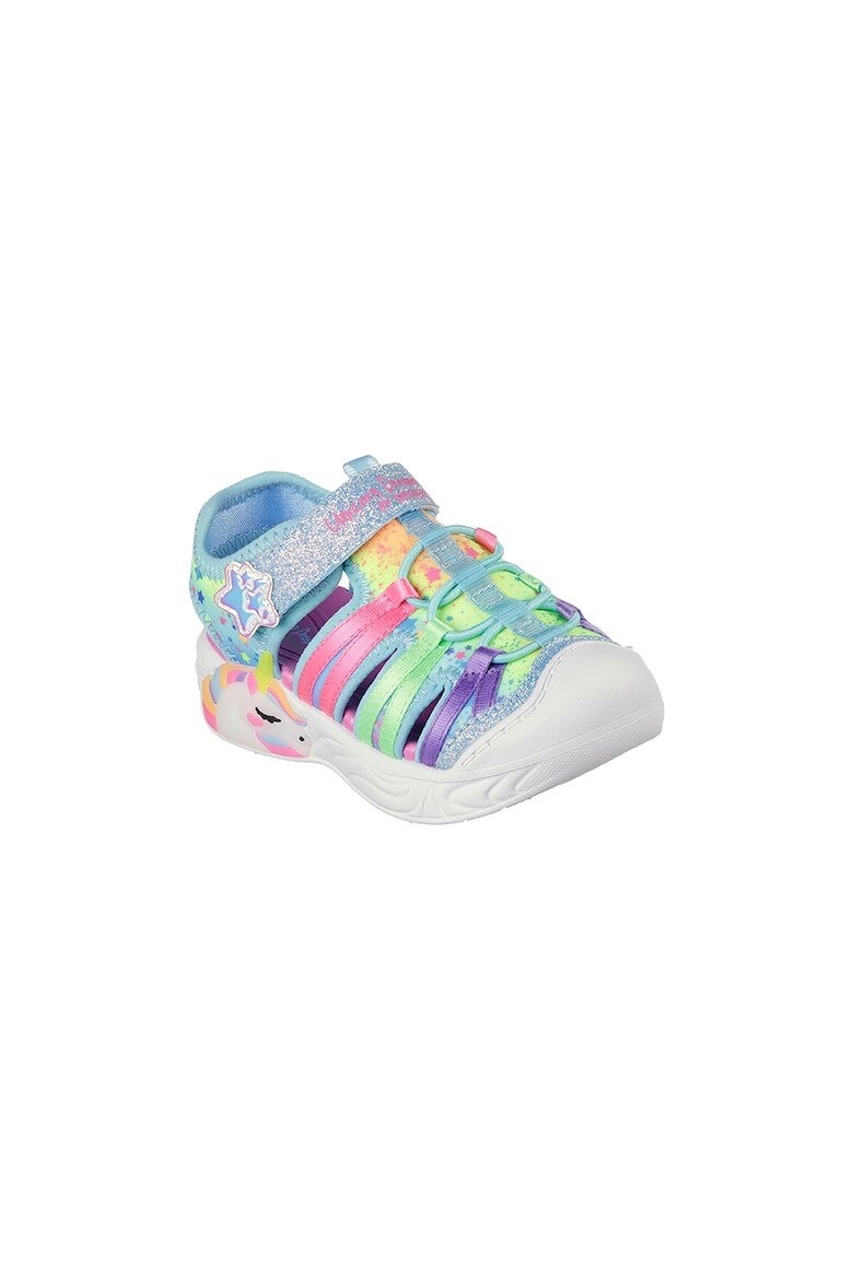 Skechers Сандали Unicorn Dreams с цветен блок - Pepit.bg